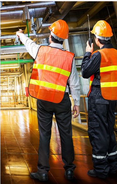 Engineering team at work