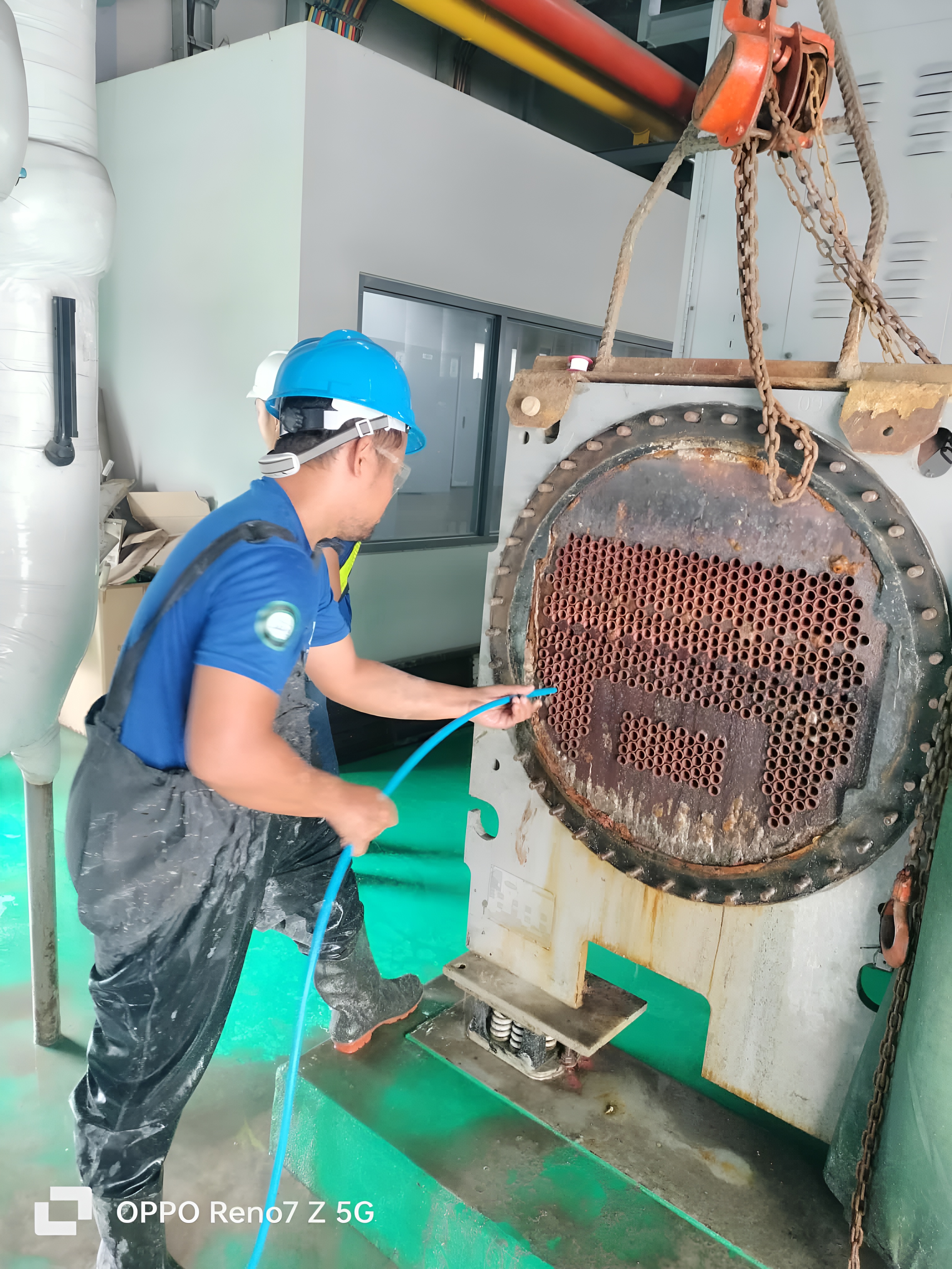 Heat exchanger cleaning and descaling for improved system efficiency